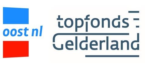Logo Oost NL en Topfonds Gelderland